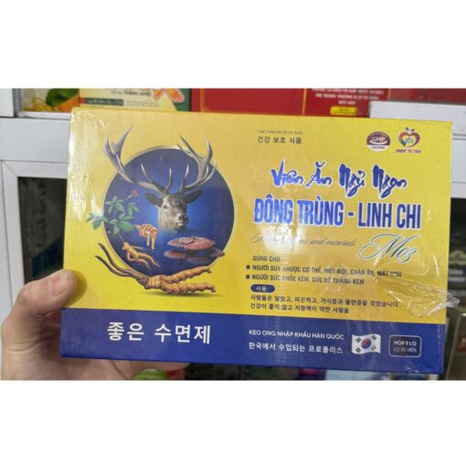 Viên ăn ngủ ngon đông trùng- linh chi