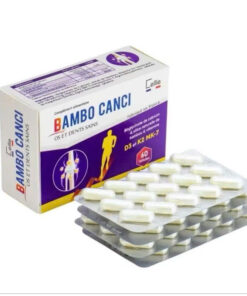 Thực Phẩm Bảo Vệ Sức Khoẻ Bambo Canci – Bổ Sung Canxi, Hỗ Trợ Xương Chắc Khỏe – Hộp 60 Viên