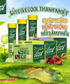 Bột Sủi Thanh Nhiệt Livecool Nam Dược – Thanh Nhiệt, Mát Gan – Hộp 10 Gói x 7g