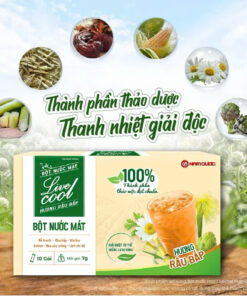 Sủi Live Cool Dâu Bắp – Thanh Nhiệt, Giải Độc, Mát Gan – Hộp 10 Gói x 5g